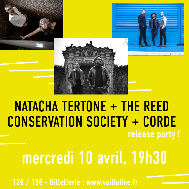 CORDE + Natacha Tertone + The Reed Conversation Society